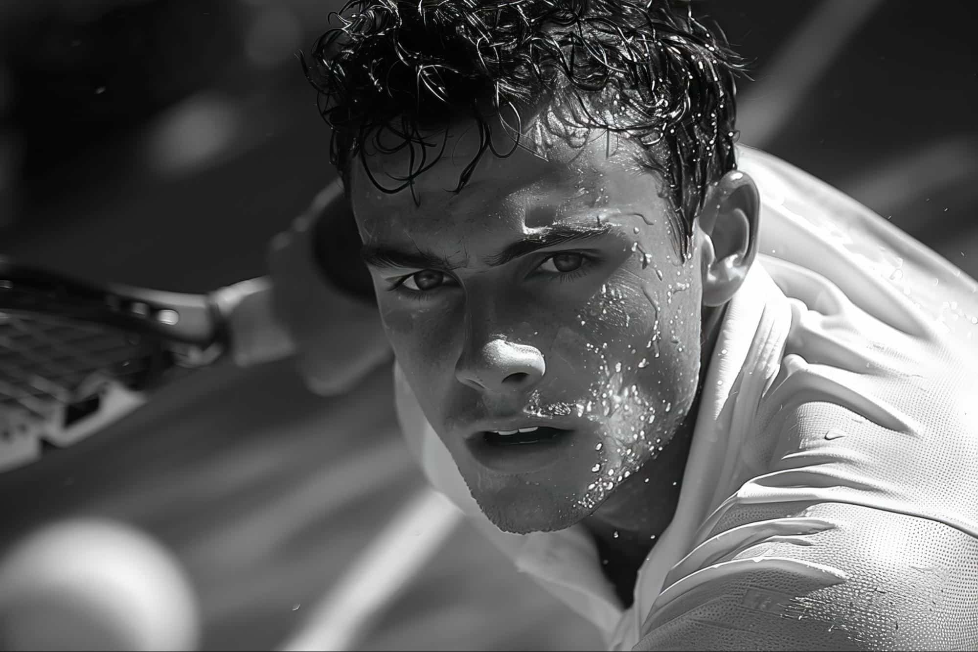 image2 Student-athlete focused mid-match, representing the discipline and attention needed to manage NIL money and athlete cash flow.